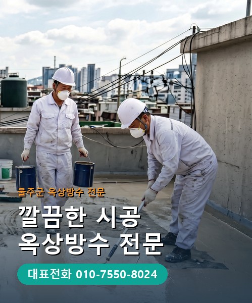 옥상방수 전문 시공업체 메인 비주얼